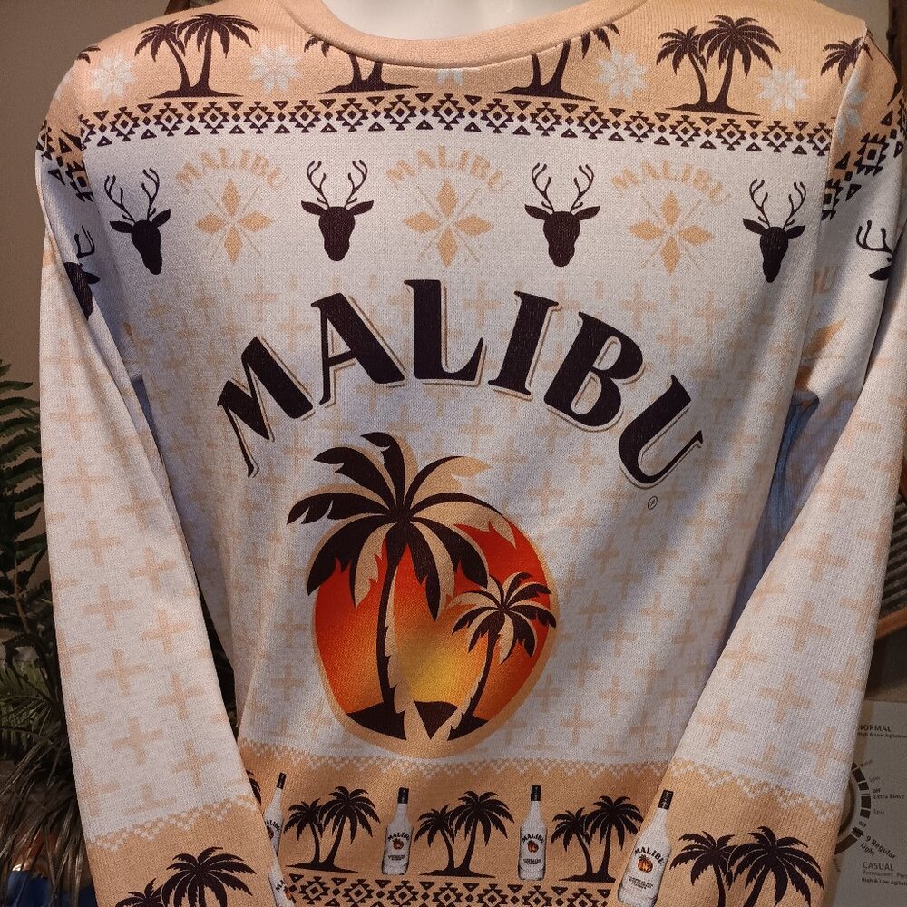 Malibu Rum Tropical Sweatshirt Adult Small